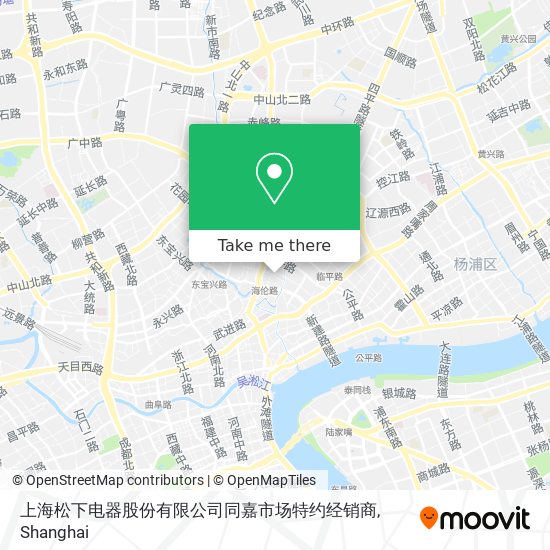 上海松下电器股份有限公司同嘉市场特约经销商 map