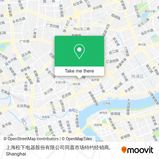 上海松下电器股份有限公司同嘉市场特约经销商 map