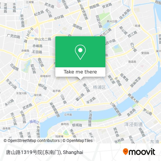 唐山路1319号院(东南门) map