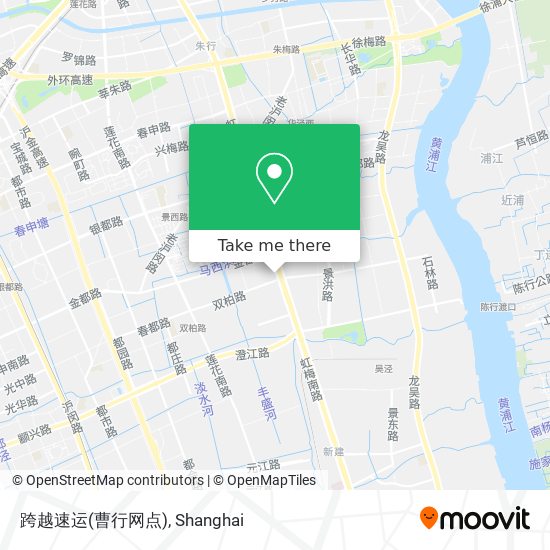 跨越速运(曹行网点) map