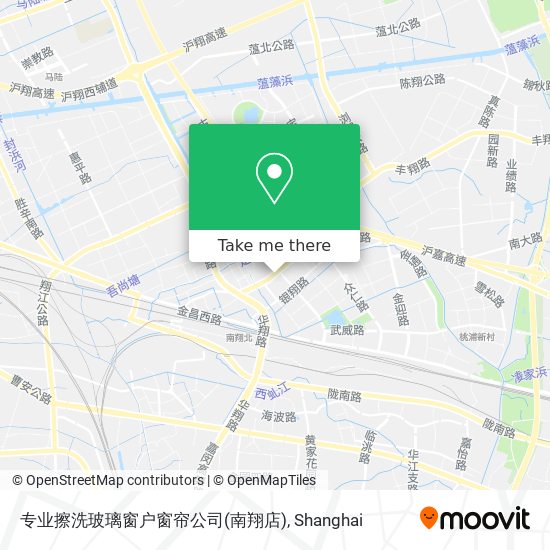专业擦洗玻璃窗户窗帘公司(南翔店) map