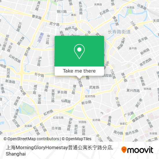 上海MorningGloryHomestay普通公寓长宁路分店 map