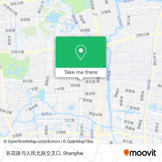 辰花路与人民北路交叉口 map
