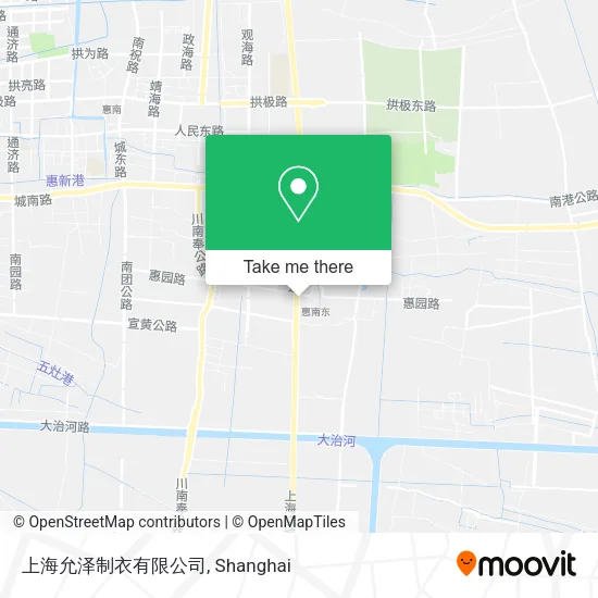 上海允泽制衣有限公司 map
