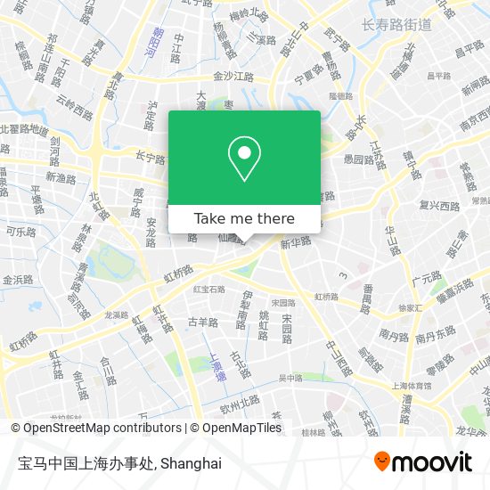 宝马中国上海办事处 map