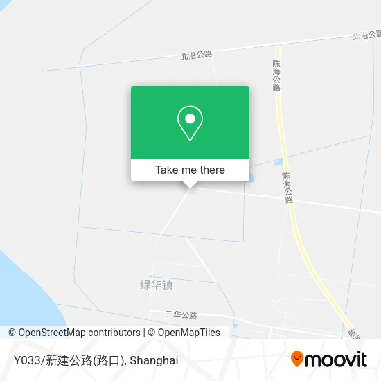 Y033/新建公路(路口) map