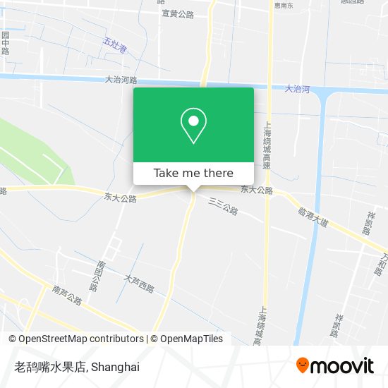 老鸹嘴水果店 map