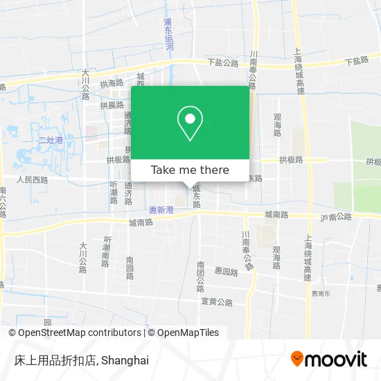 床上用品折扣店 map