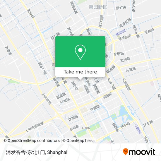 浦发香舍-东北1门 map