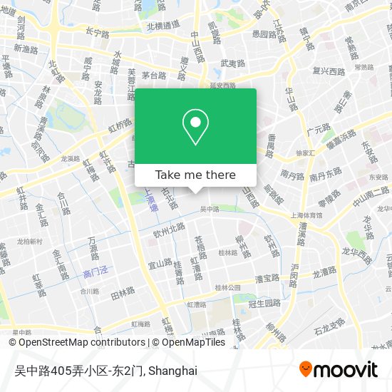 吴中路405弄小区-东2门 map