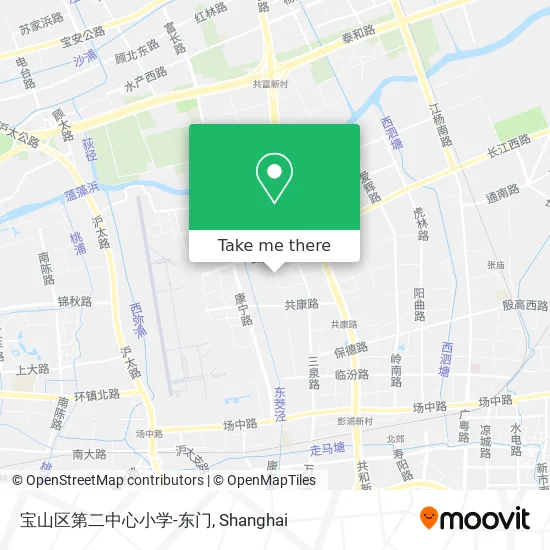 宝山区第二中心小学-东门 map