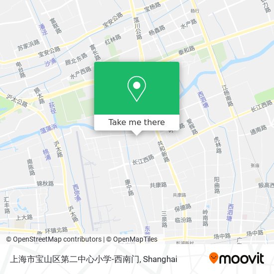 上海市宝山区第二中心小学-西南门 map
