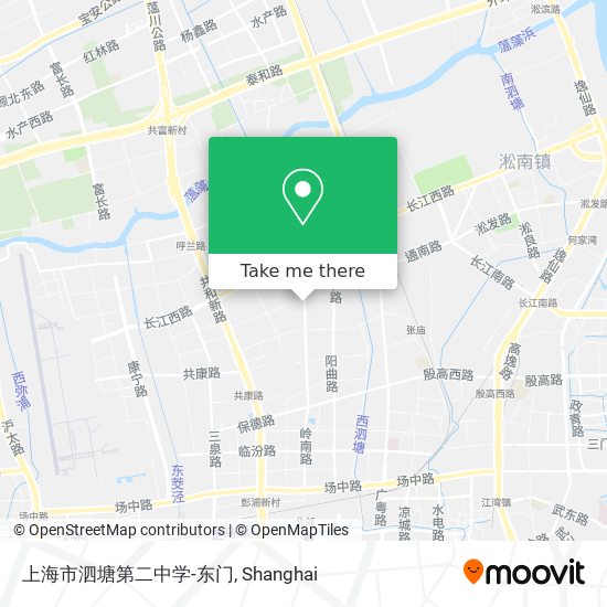 上海市泗塘第二中学-东门 map