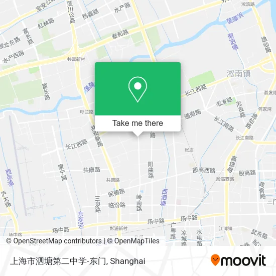 上海市泗塘第二中学-东门 map