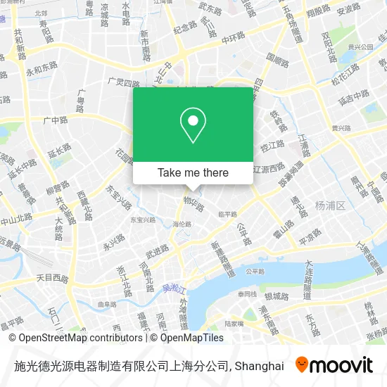 施光德光源电器制造有限公司上海分公司 map