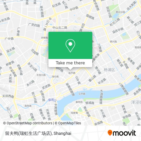 留夫鸭(瑞虹生活广场店) map