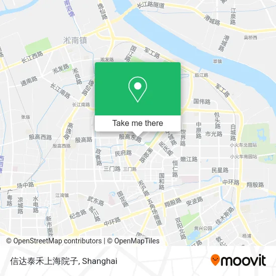 信达泰禾上海院子 map
