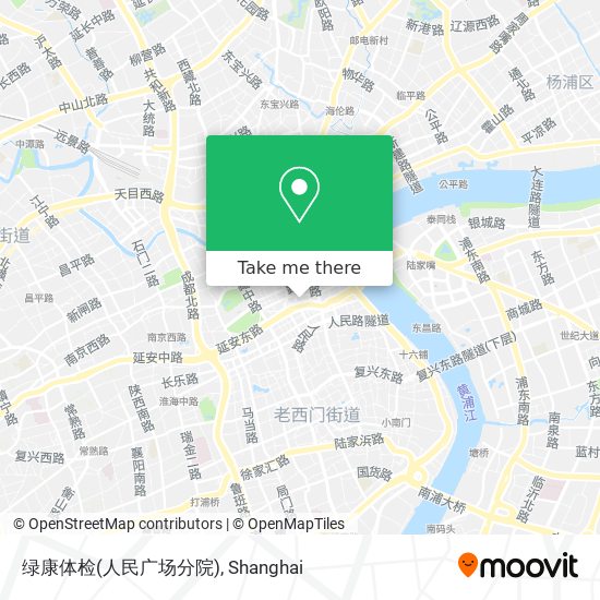 绿康体检(人民广场分院) map