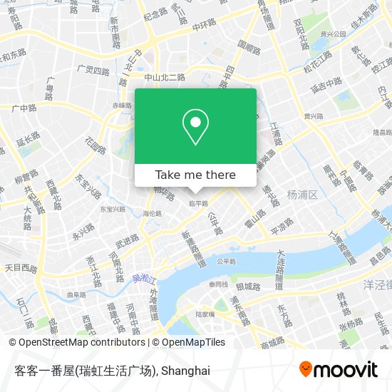 客客一番屋(瑞虹生活广场) map