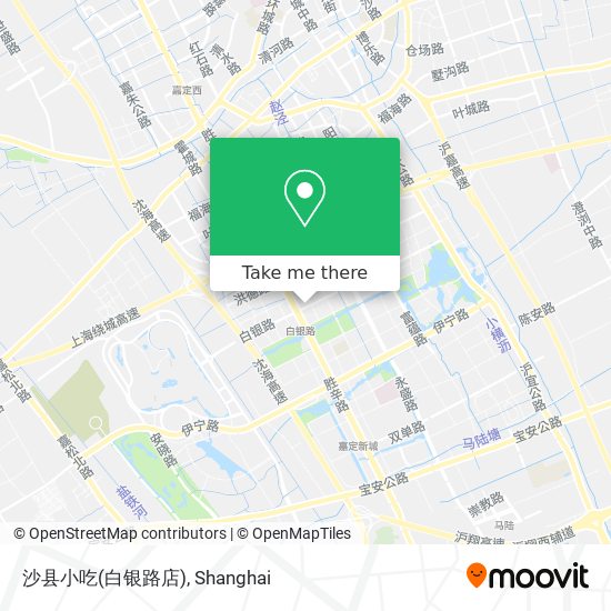 沙县小吃(白银路店) map