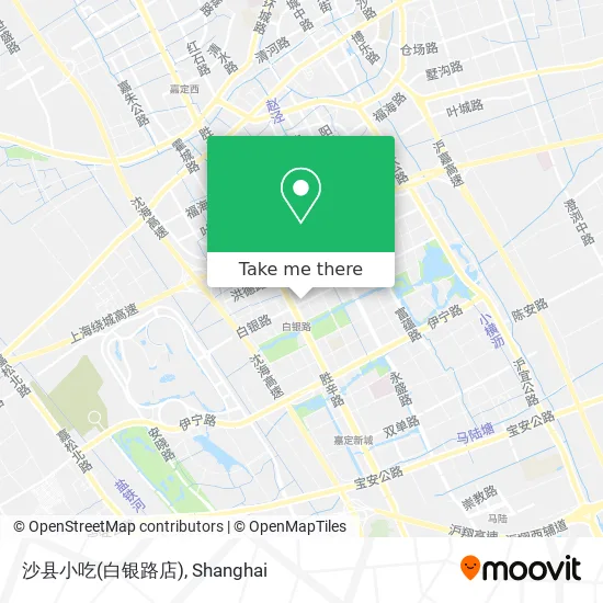 沙县小吃(白银路店) map