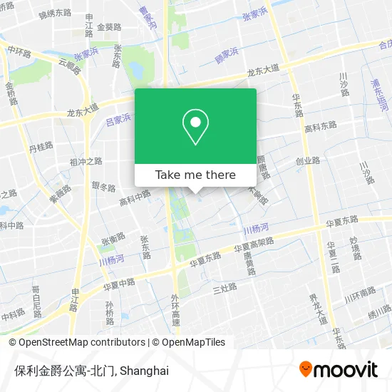 保利金爵公寓-北门 map