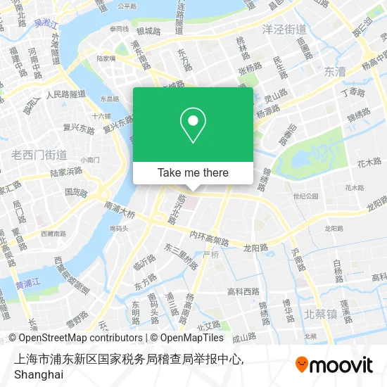 上海市浦东新区国家税务局稽查局举报中心 map