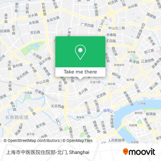 上海市中医医院住院部-北门 map