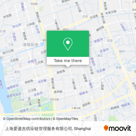 上海爱递吉供应链管理服务有限公司 map