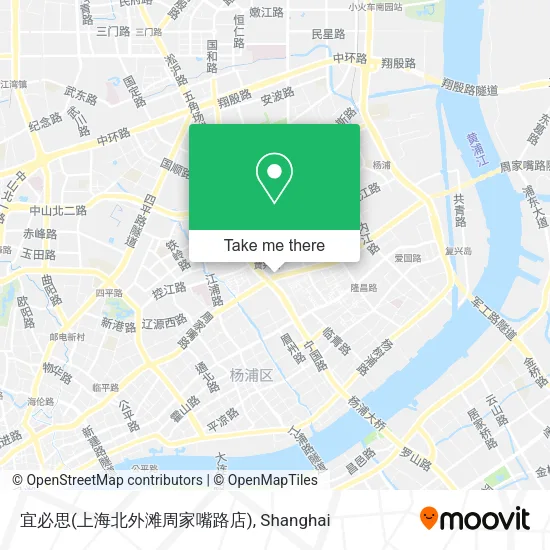 宜必思(上海北外滩周家嘴路店) map
