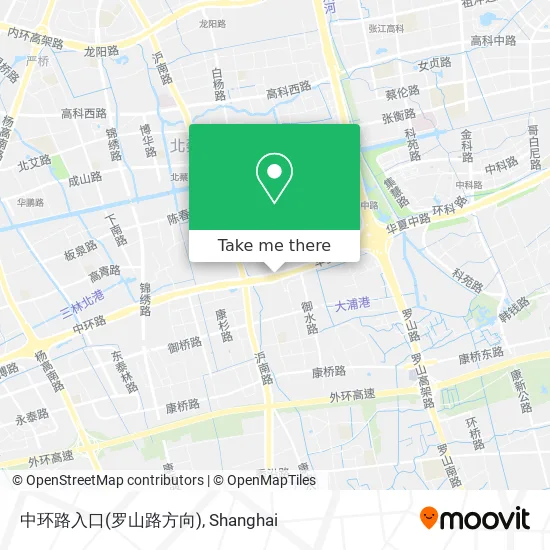 中环路入口(罗山路方向) map