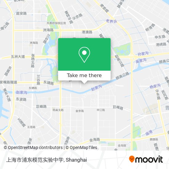 上海市浦东模范实验中学 map