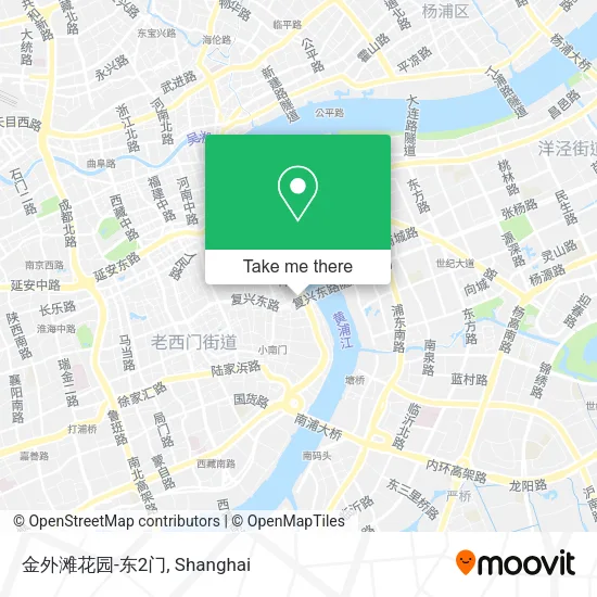金外滩花园-东2门 map
