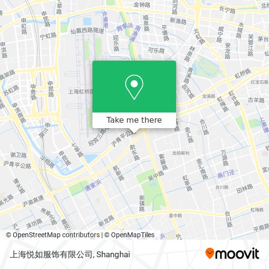 上海悦如服饰有限公司 map