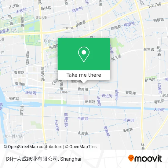 闵行荣成纸业有限公司 map