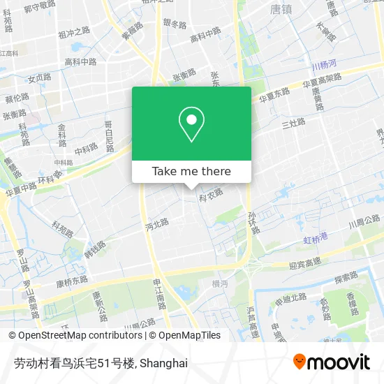 劳动村看鸟浜宅51号楼 map