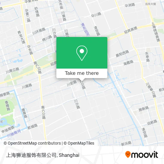 上海狮迪服饰有限公司 map