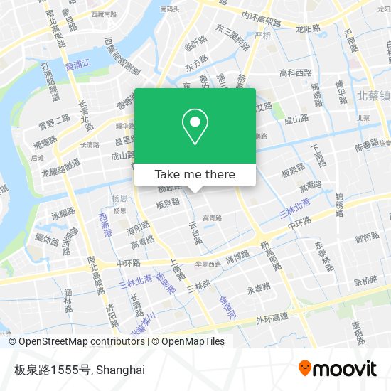 板泉路1555号 map