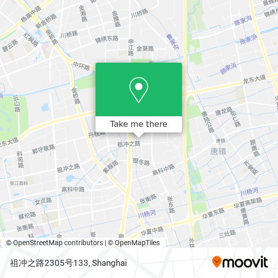 祖冲之路2305号133 map