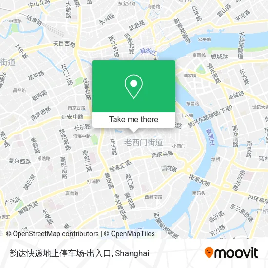 韵达快递地上停车场-出入口 map