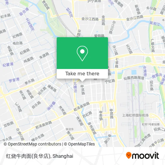 红烧牛肉面(良华店) map