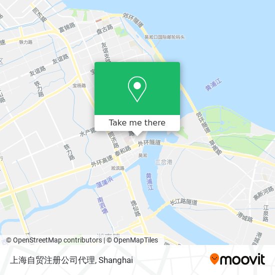 上海自贸注册公司代理 map