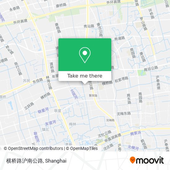 横桥路沪南公路 map