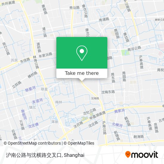 沪南公路与沈横路交叉口 map