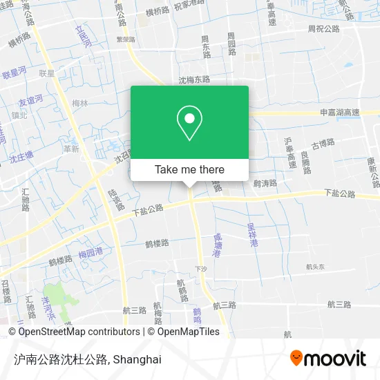 沪南公路沈杜公路 map