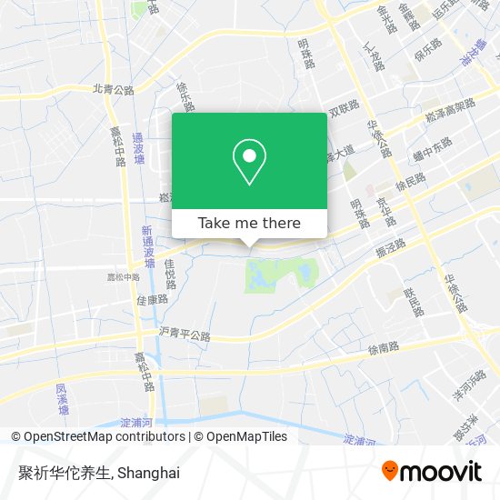 聚祈华佗养生 map