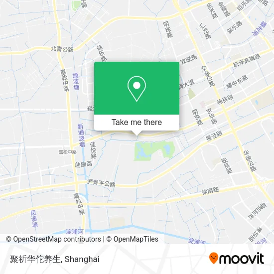 聚祈华佗养生 map