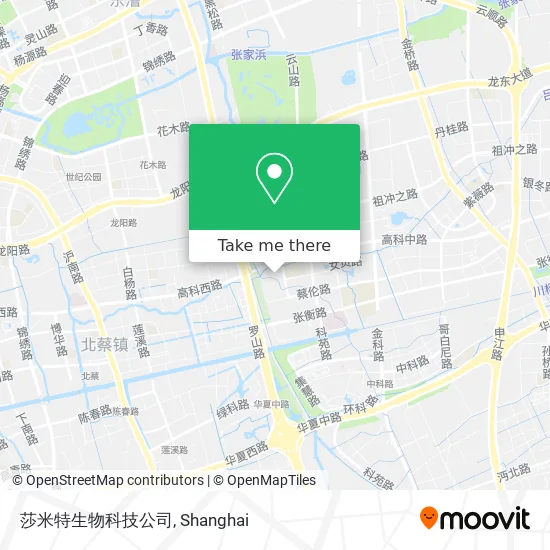 莎米特生物科技公司 map