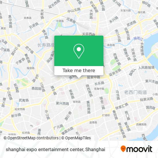 shanghai expo entertainment center map