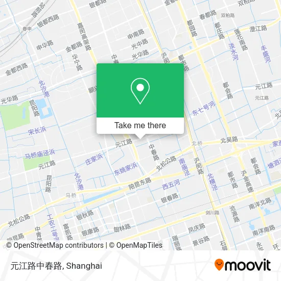元江路中春路 map